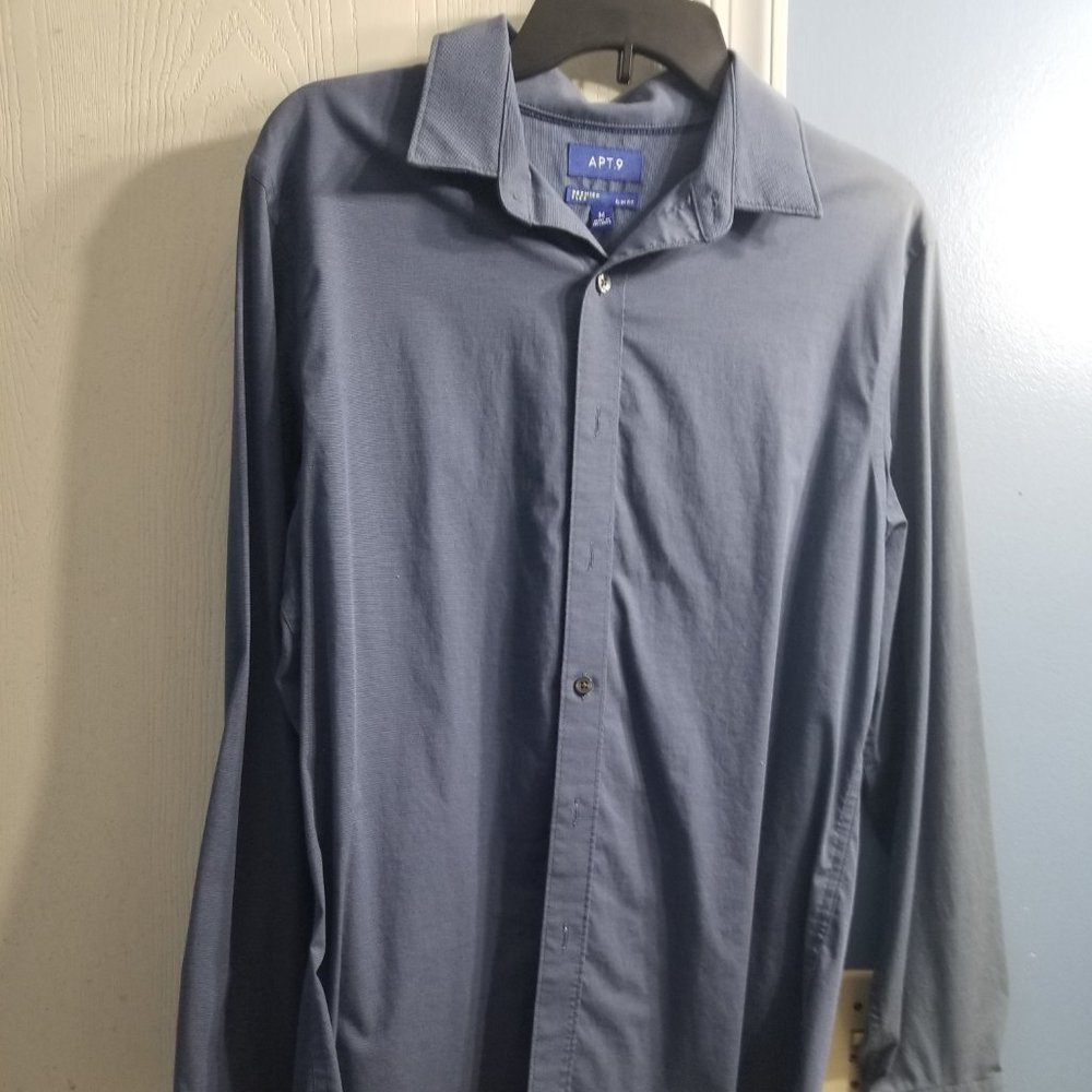 Mens button down long sleeved shirt